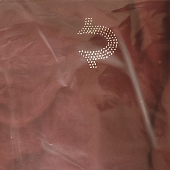 🔥🔥TRUE RELIGION WOMEN CRYSTAL RELAXED JOGGER- CABERNET  SIZE MEDIUM - Picture 10 of 10